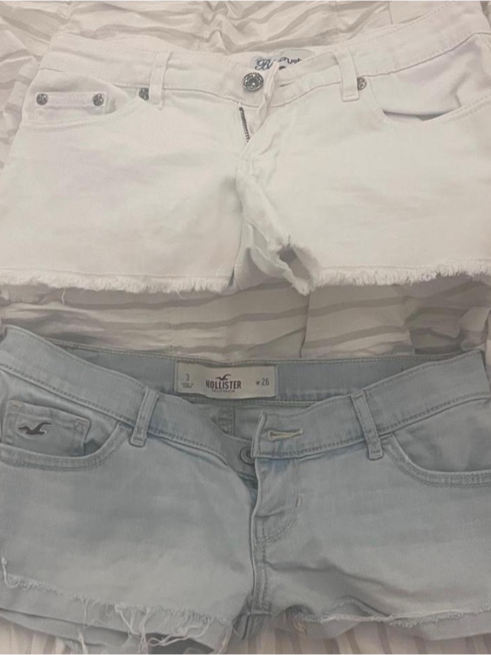 Hollister Y2K Low Rise Vintage Mini Shorts